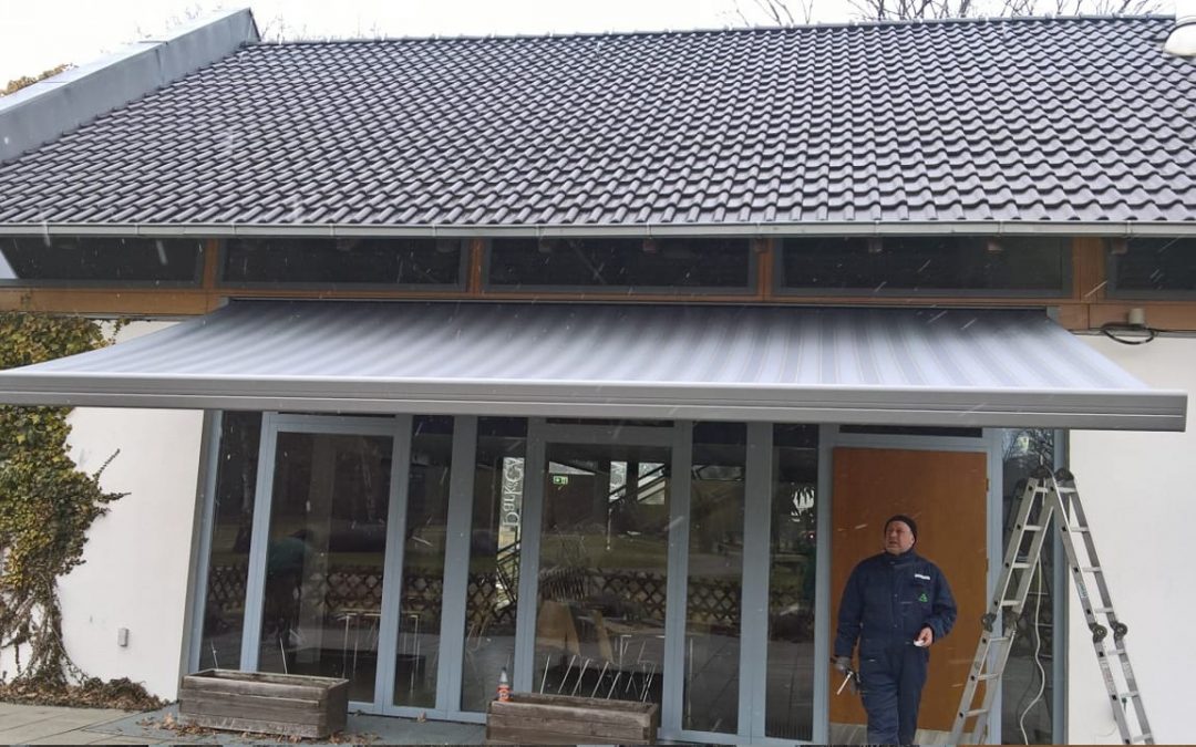 Das ParkCafé am Spreeauenpark bekommt eine neue Markise