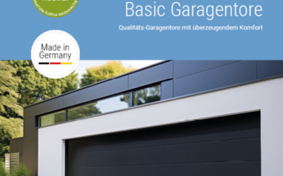 Steinau Basic Garagentore. Neue Modelle und Größen 2024